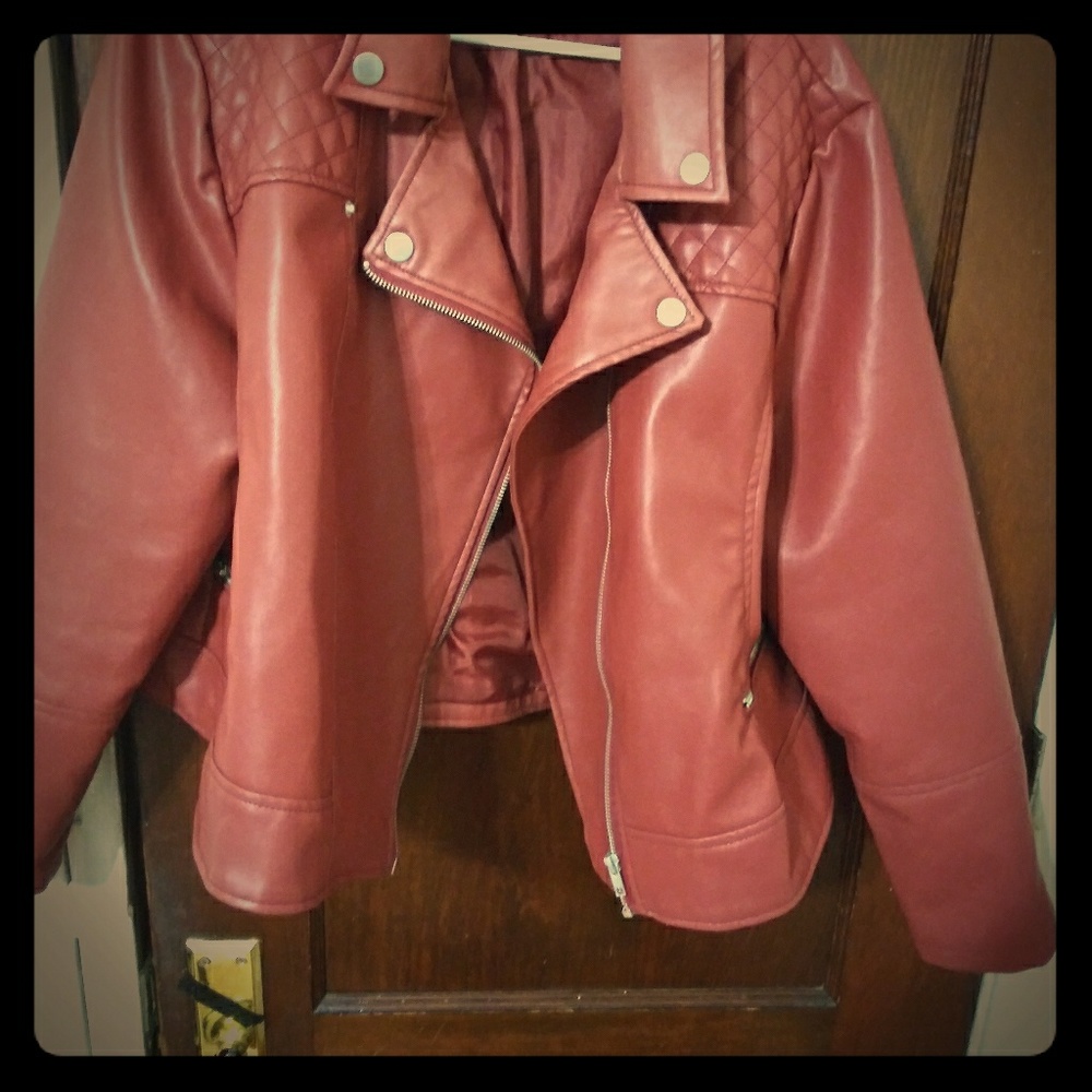Womans leather jacket